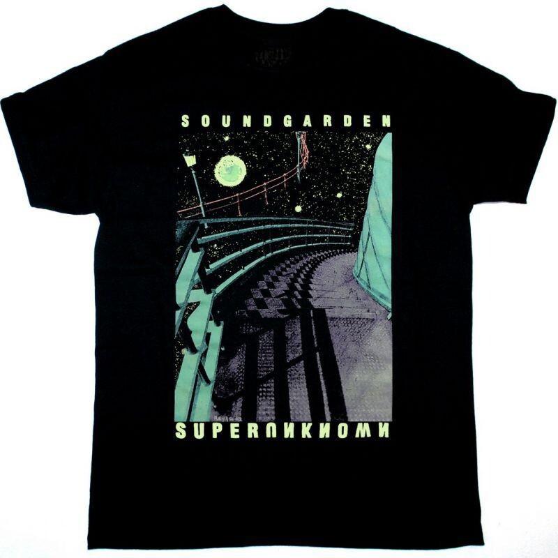 Vtg SOUNDGARDEN SUPERUNKNOWN Cotton Black All Size Unisex Shirt BL095 Unisex T-Shirt M