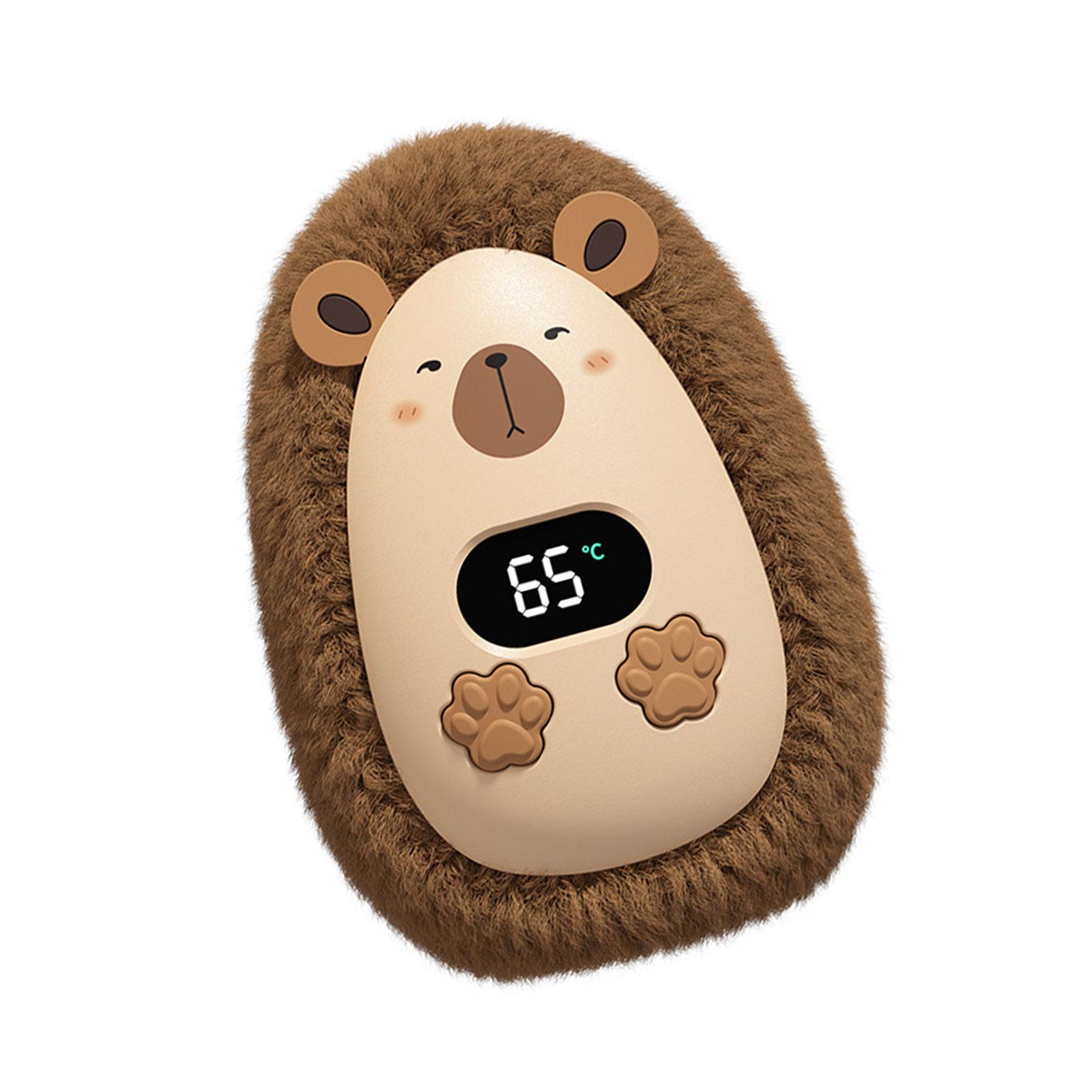 

Интеллектуальная 3-скоростная портативная грелка для рук с цифровым дисплеем, перезаряжаемая карманная грелка для зимнего комфорта B