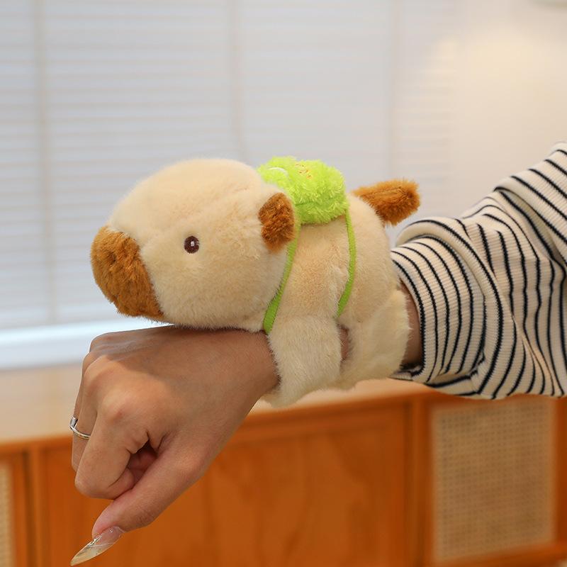 

Capybara soft toy bracelet on the hand Capibara for children 15 різнокольоровий