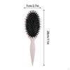 Curly Hair Brush Portable Styling for Detangling Salon Home Travel Whaet Color