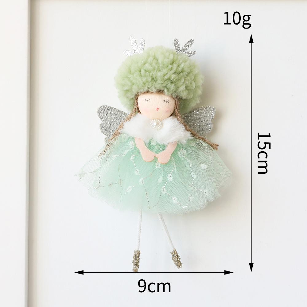 Christmas Decoration Angel Doll Toy Hanging Pendant Christmas Tree Decoration Home New Year Christmas Decoration Antlers Girl Pendant