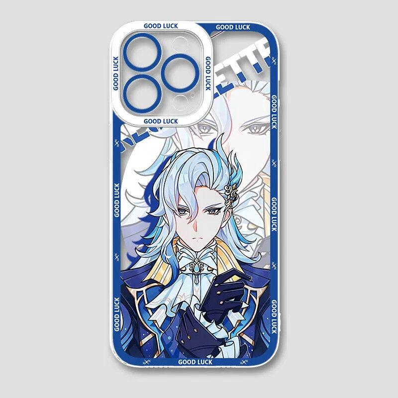 Genshin Impact Handyhülle Für Samsung S25 S24 S20 S21 S22 S23 Plus Ultra S20 S21 S23 FE A16 Wanderer Neuvillette Furina Hülle