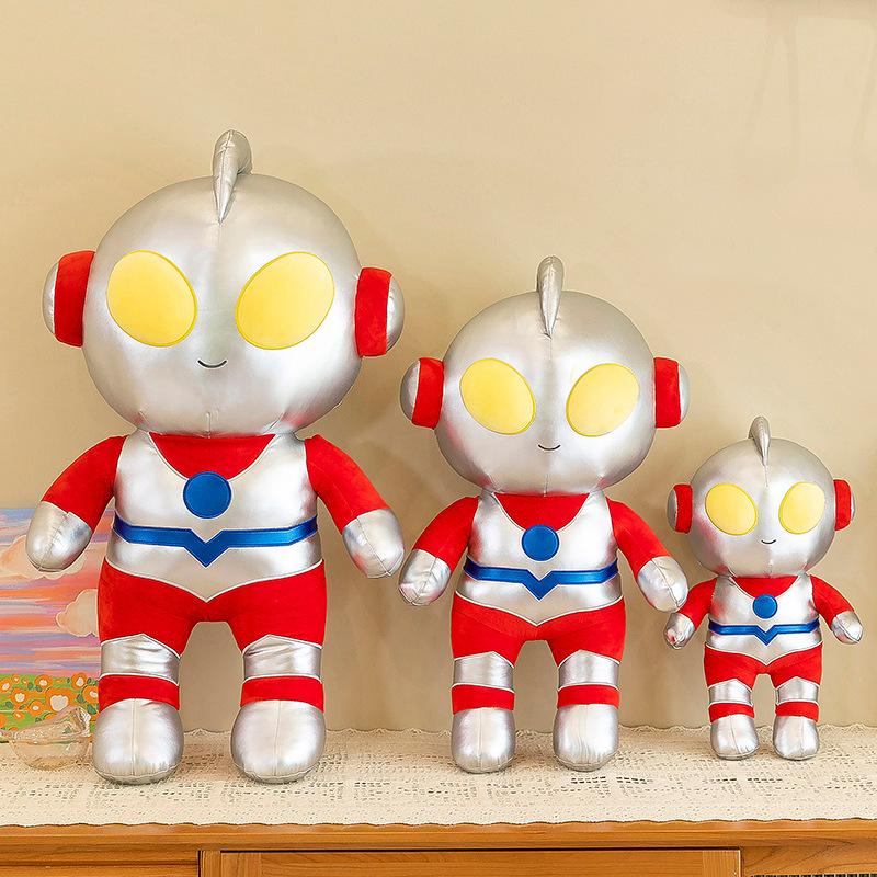 Leather Ultraman Doll Salted Egg Superman Children's Birthday Gift Ultraman Doll Plush Toy