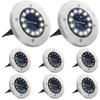Waterproof In-Ground Solar Lights: 8LED Outdoor Garden Decoration