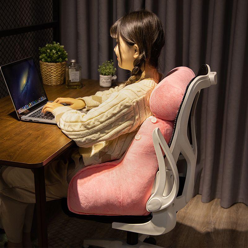 Cartoon Backrest Cushion Lumbar Support Pillow Triangle Reading Pillow Soft Headboard Cushion Can Be Disassembled Washed Office Rest Mat