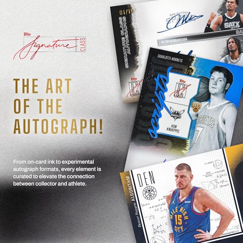 NBA 2025-26 Topps Signature Class Basketball Mega Box
