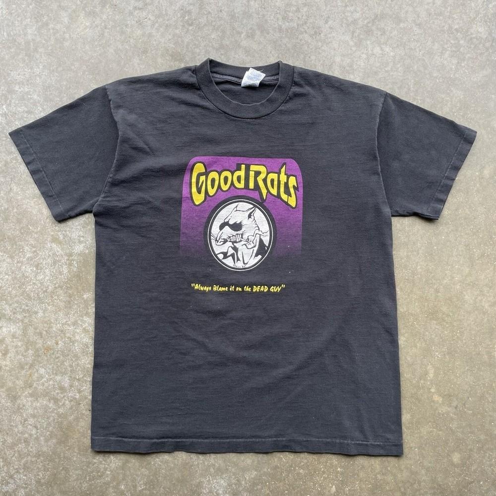 Vintage 90s Good Rats Band Unisex Cotton T-shirt S-5XL EL925 Unisex T-Shirt M