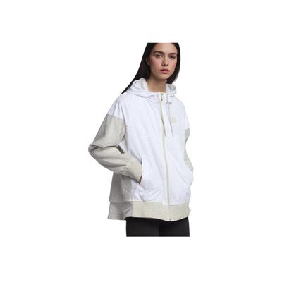 Nsw Windrunner Jacket Novelty Color Block Casual Zip Hooded Long Sleeve Windbreaker Women Jackets White 886269-100