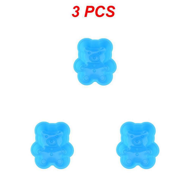 1/3/5 bucăți ceașcă din silicon pentru prăjituri, anti-aderent, în formă de urs, accesorii de bucătărie, unelte de copt, matriță pentru budincă, ceașcă Marfen