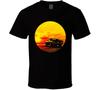 69 Mustang Mach 1 Sunset Beach Summer Scene Musclecar Gift T Shirt