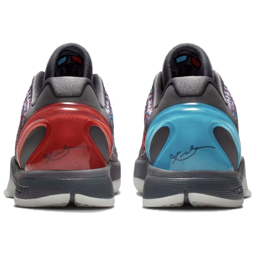 Nike Zoom Kobe 6 Rebound Grip Low top Basketball Shoes Men's Red Blue IQ3902-002