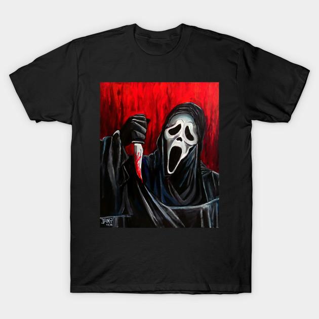 Men Black Print T-shirt Scream No-Cut Transfer Paper Print Cotton Tshirt - Men s Summer Cotton Graphic Tee S разноцветный