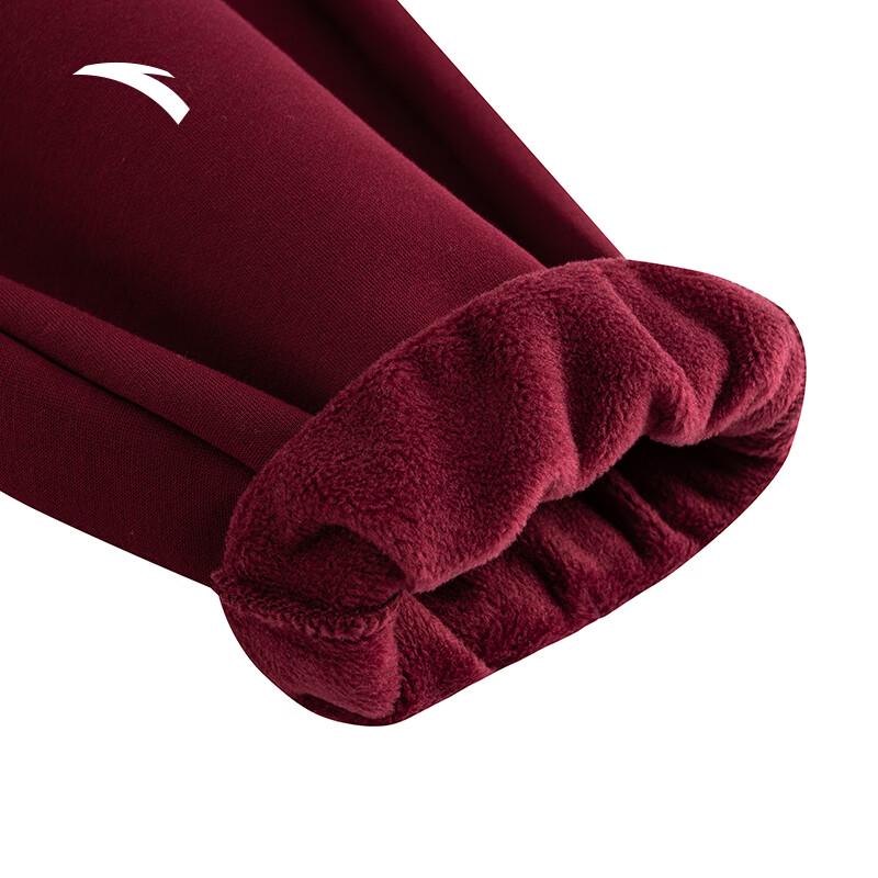 Anta Women's Fleece-Lined Tapered Cuffed Sweatpants