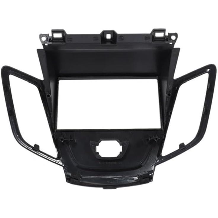Accessories Double Din Fascia for Ford Fiesta 2008-2017 Panel Dash Mount Installation Trim Kit Face Black Frame Replace