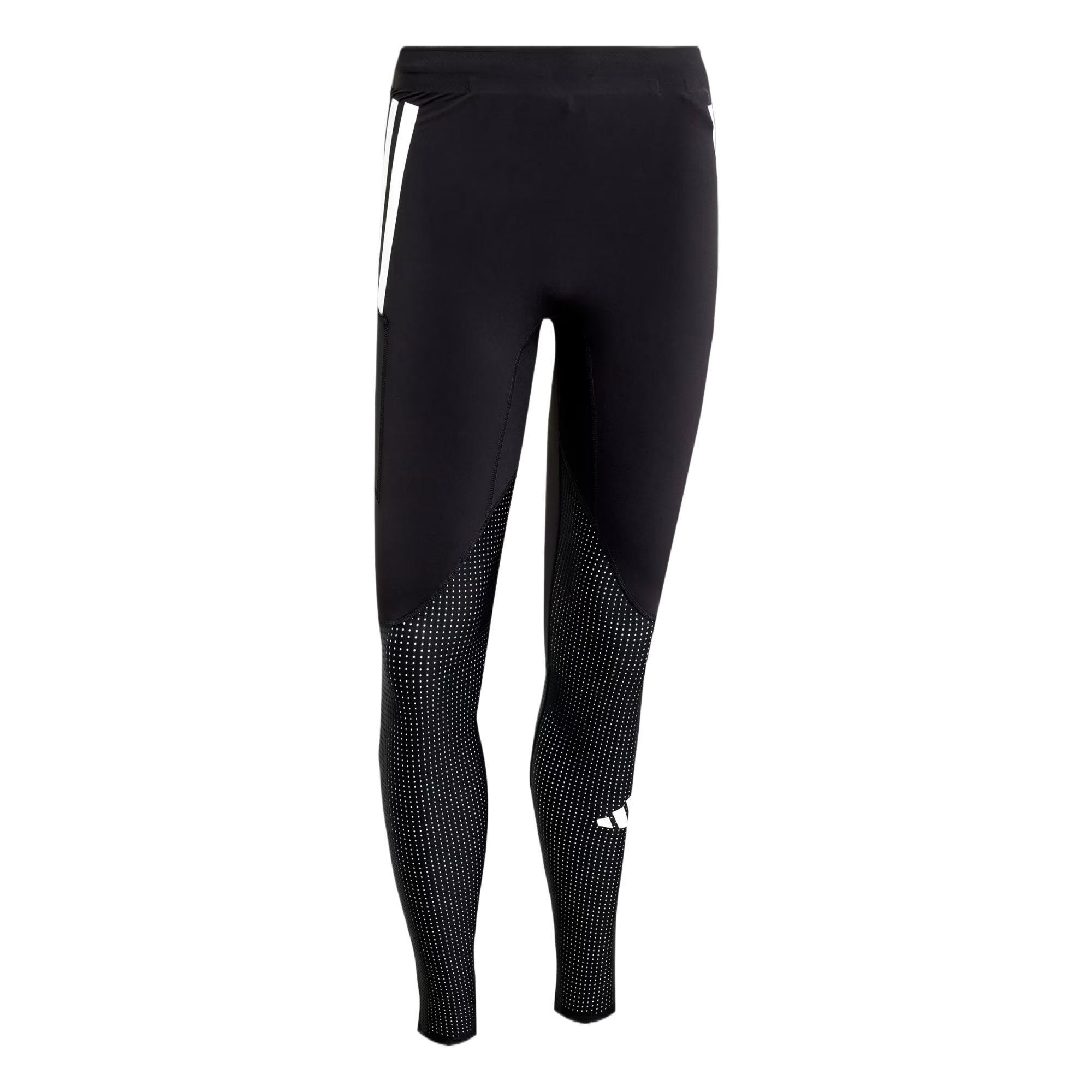 adidas Adizero Running Long Leggings Asia Sizing Black Men s IX8984 M