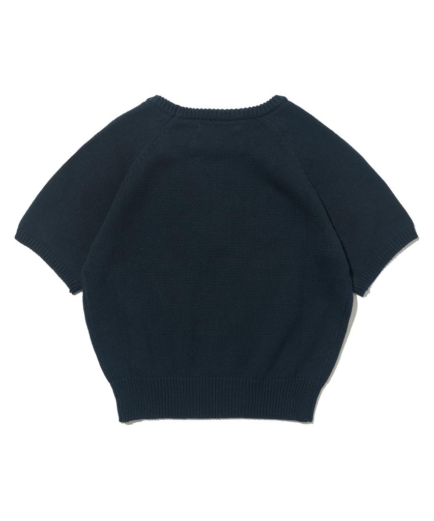 ROIDESROIS Light Touch Short Sleeve Knit (Navy)