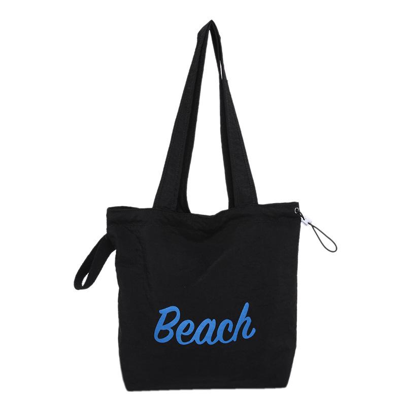 Canvas Bag New Large Capacity Women's Ins Shoulder Bag Tote Bag Korean Style Fresh Casual Lazy Bag