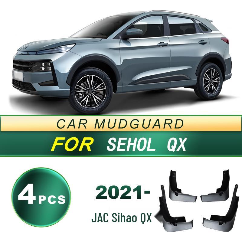 

2021 JAC Jiayue Sihao QX Car Mud Flaps - Soft Rubber, No Punching Required.