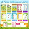 Preschool Learning Activities, 62 Pages Educational Workbook for Kids, Handwriting Practice, Montessori Toys, Autism Materials, Alphabet Learning,