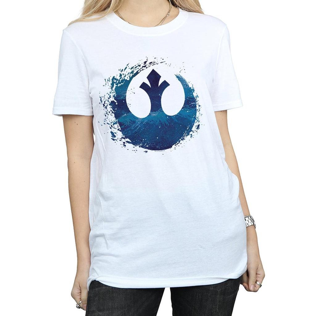 Star Wars The Rise Of Skywalker Womens/Ladies Resistance Symbol Cotton T-Shirt