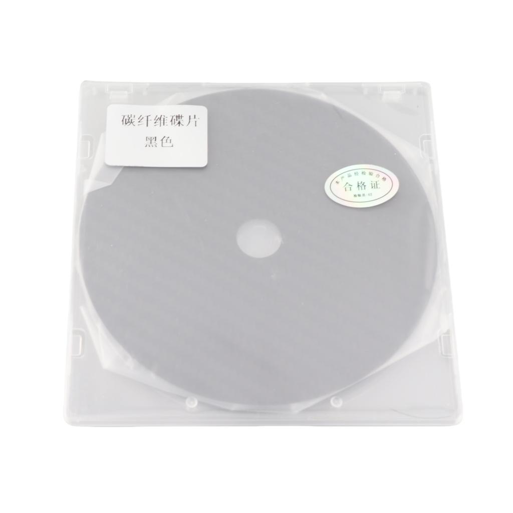 CD DVD Stabilizer Carbon Fiber 0.2mm Tuning Mat Disc Stabilizer for Top Tray Player