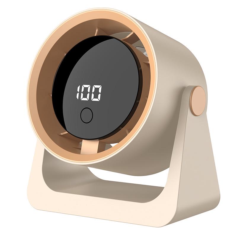 

Rechargeable Wall-Mountable Portable Fan with 100-Speed Digital Display 15.5x13.5x9 cm