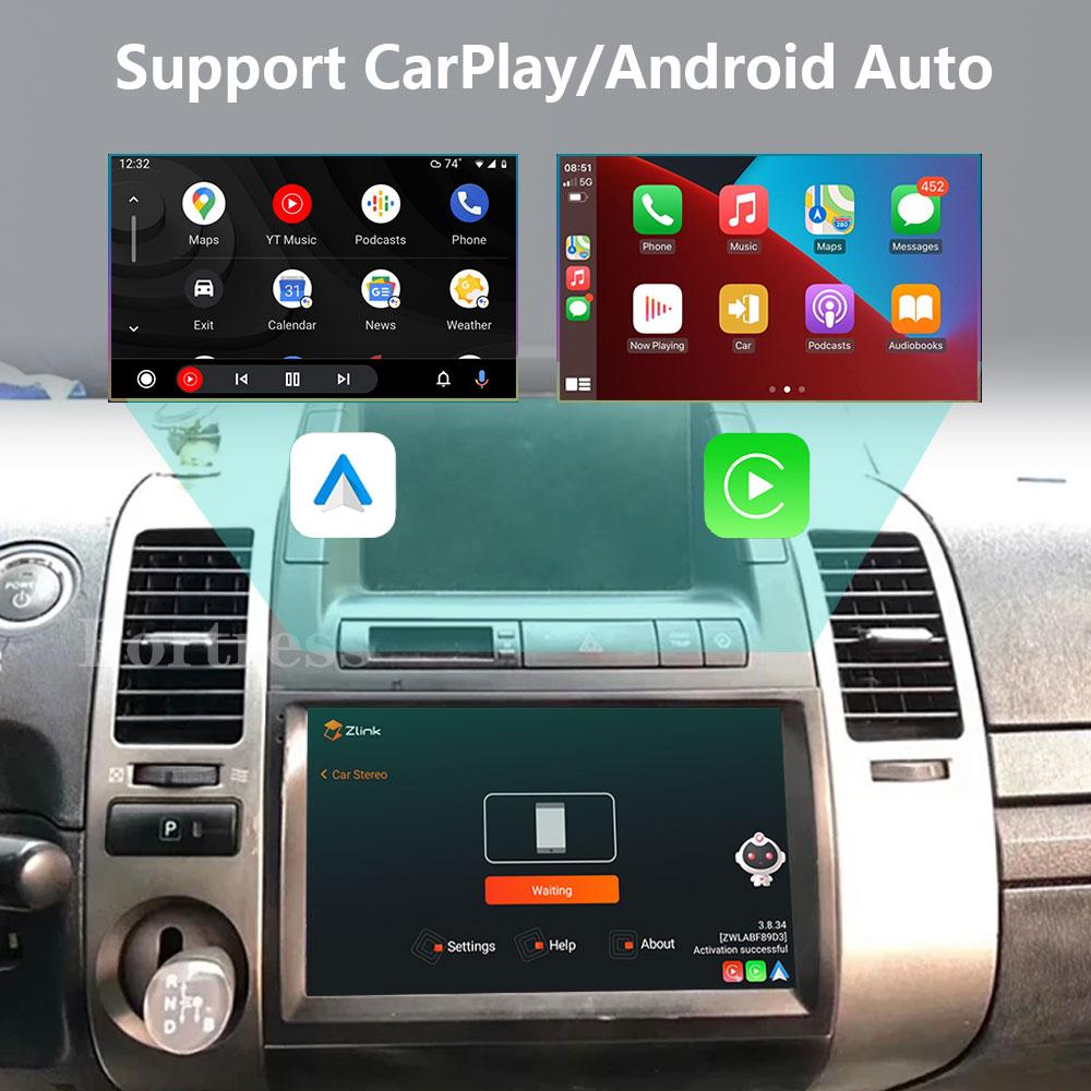 9''Android 14 Car Radio for Toyota Prius 20 2003-2009 GPS Head Unit Car Radio Multimedia Video Player Wifi 8+128G Carplay