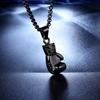 European & American Street Hip Hop Stainless Steel Boxing Glove Couple Necklace - Personalized Titanium Steel Jewelry