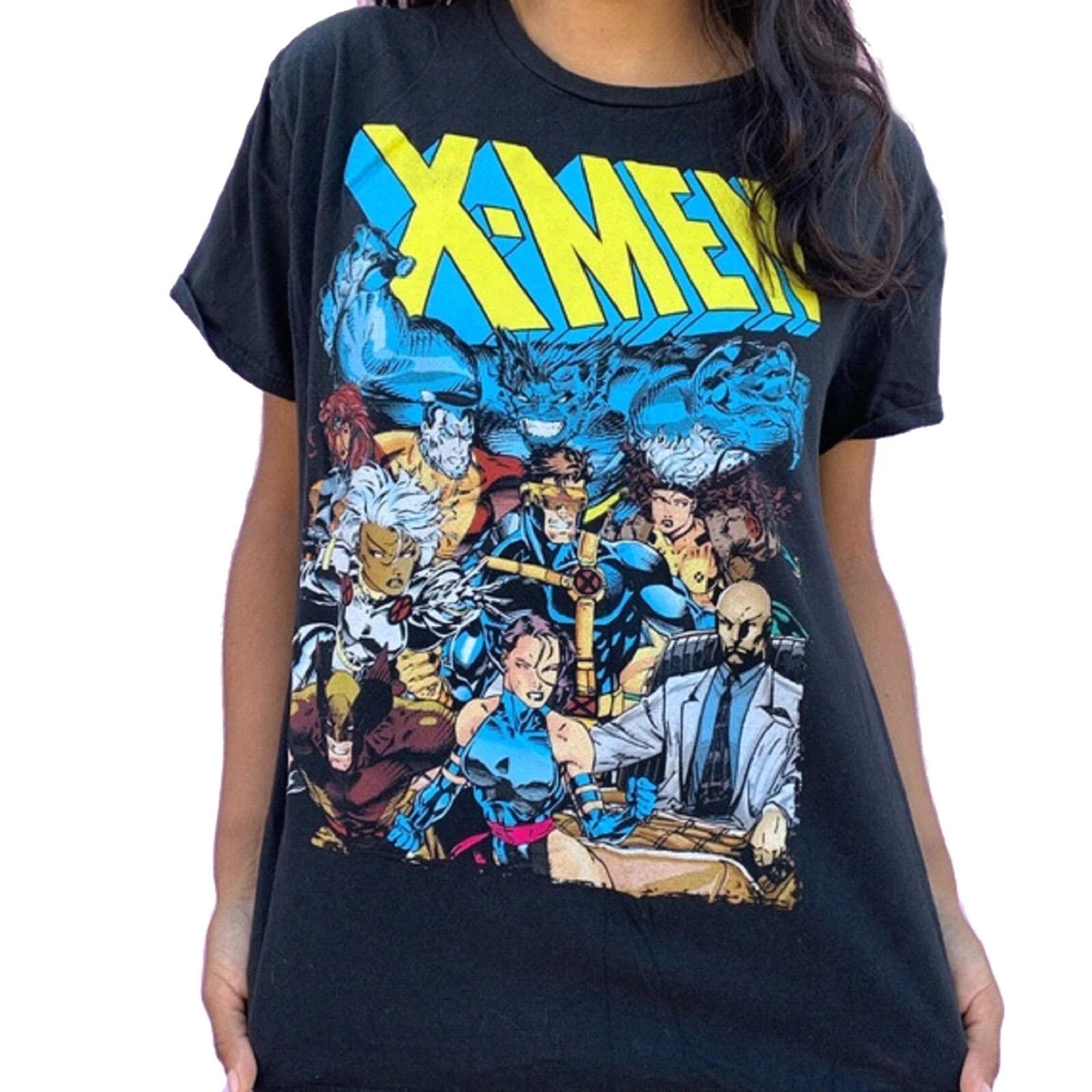 Marvel X-Men Character Men s Black T-shirt Size Small NWT XXXXL