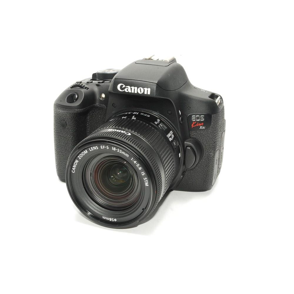 Canon EOS Kiss X8i Digital SLR Camera Lens Kit EF-S18-55mm F3.5-5.6 IS STM