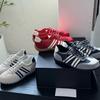 Retro color matching lace-up German training shoes women's 2025 new versatile casual sports breathable mesh Forrest Gump white shoes