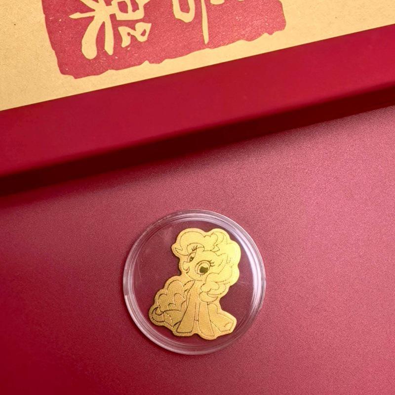 999 Pure Gold Year of the Horse Sticker - New Year Mobile Accessory for Prosperity and Good Fortune Gift