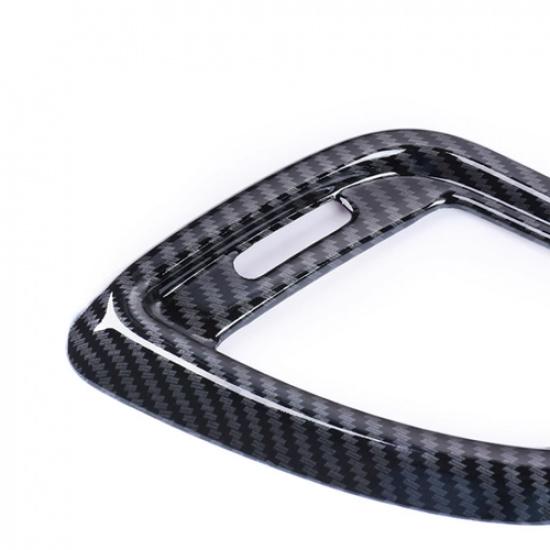 For Nissan Murano 2015-2024 Car Dashboard Air Vent Cover Trim Carbon Fiber Look