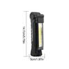Multifunctional Folding Work Light Portable Camping Light USB Rechargeable Flashlight With Built-in Battery Magnetic Lamp