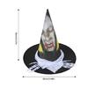Halloween Witch Caps for Cosplay Veil Spiders Wizard Hat Adult Unisex Witch Hat Costume Pointed Hat Festival Holiday Hat