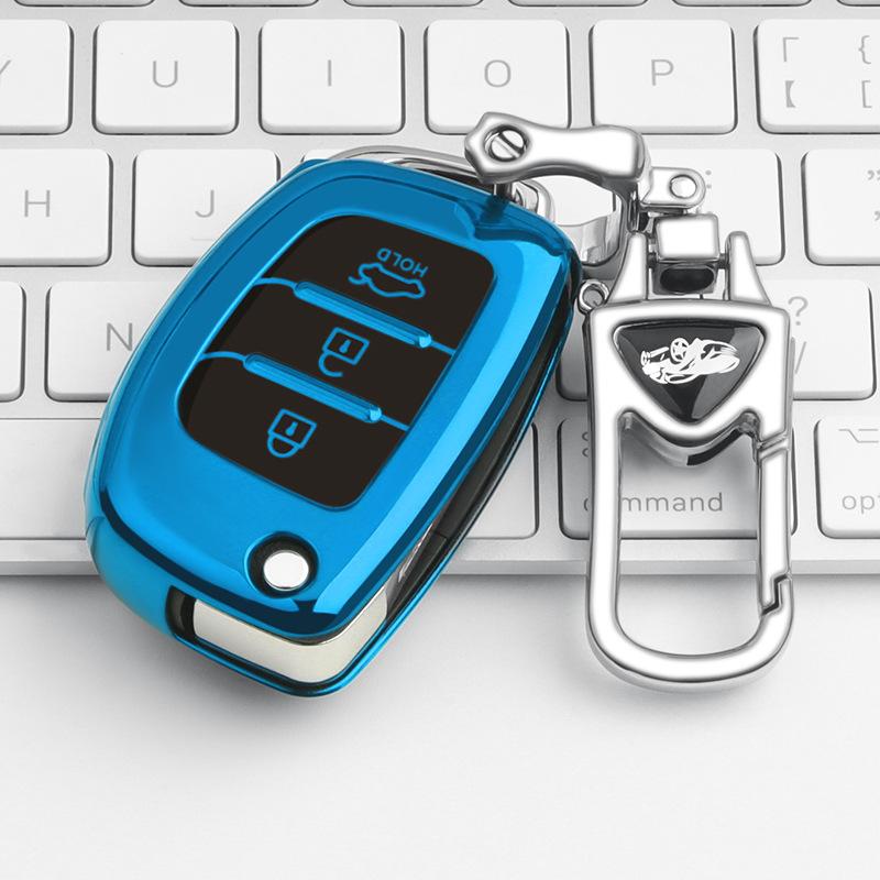 Suitable for Beijing Modern Key Caseix25 ix35Mingtu Langdong Yuena Tucson Car Key Case Folding