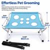 Pet Grooming Hammock Washing Bathing Stable Sturdy Eight Hole Hammock Helper
