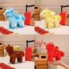 Traditional Horse Plush Doll With Soft Plush Material For Celebrations And Home Decoration