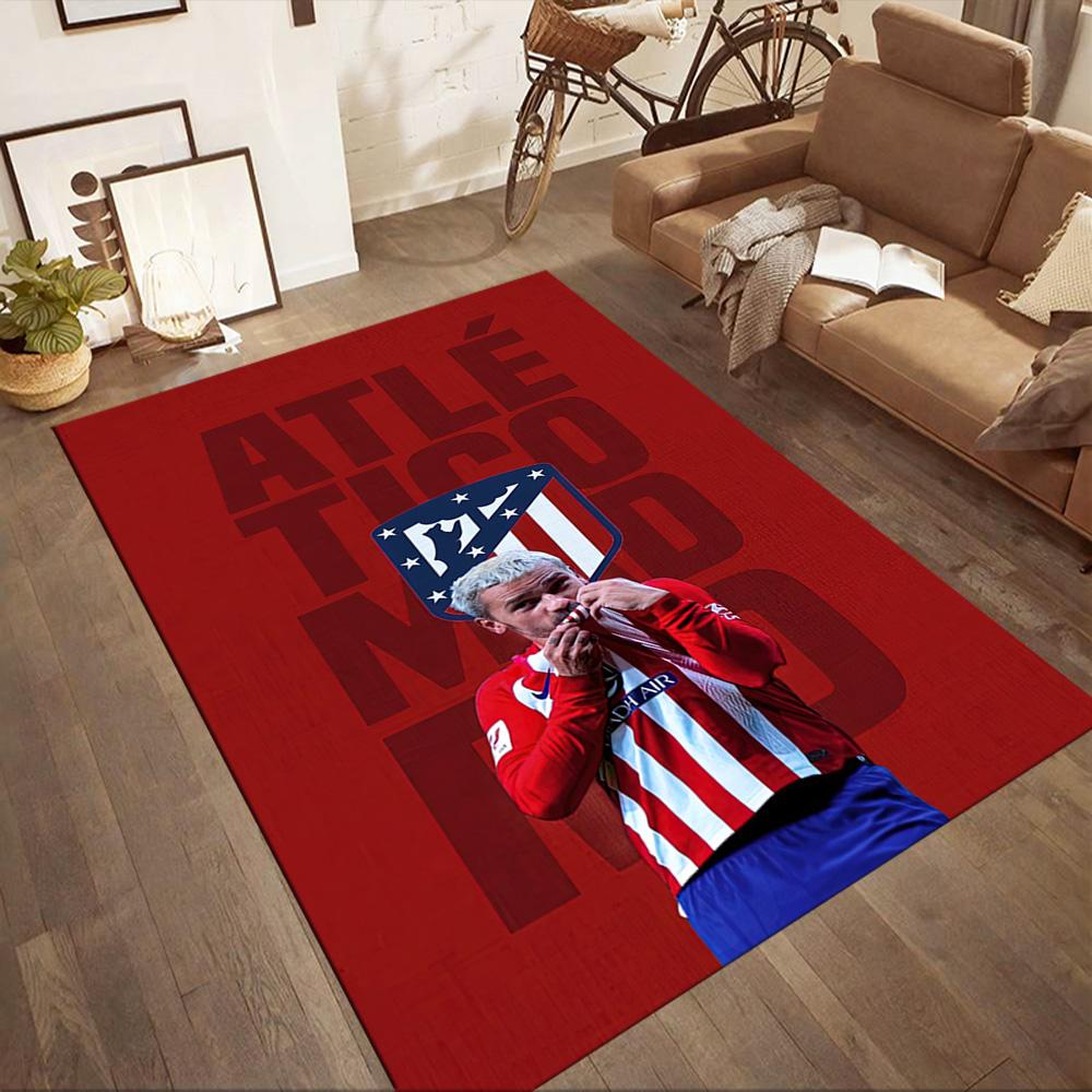 Atletico Madrid Area Rug Suitable For Entryway Playrooms Outdoor Hallway Antislip Carpet Office Home Decor Birthdaychristmas Gift