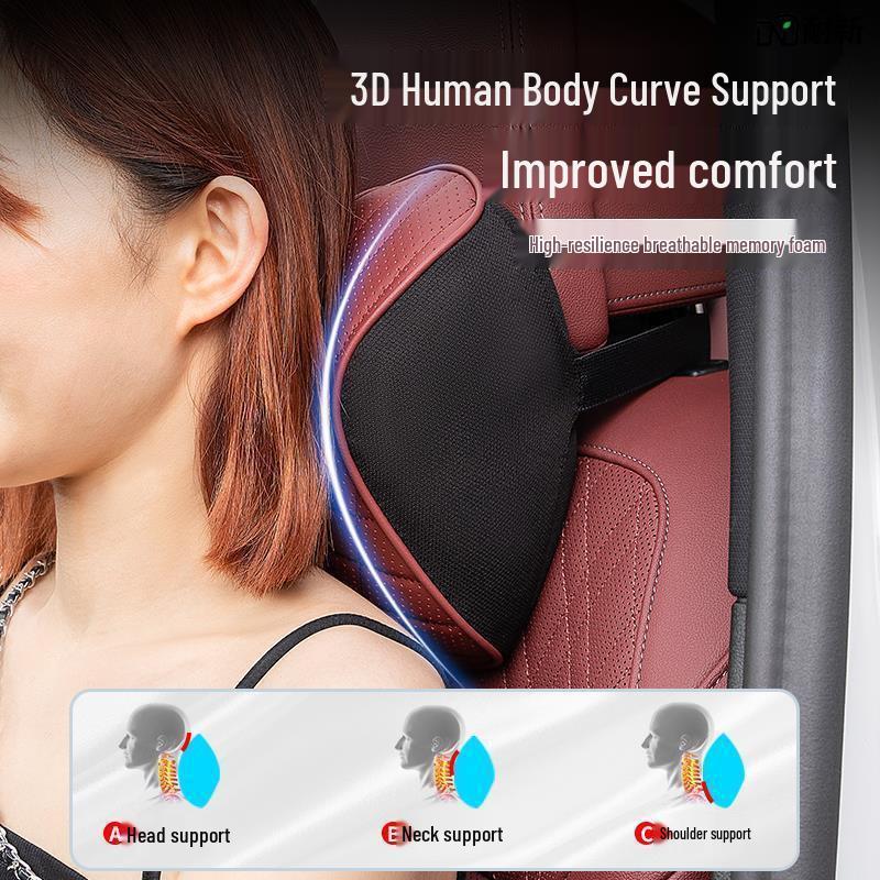 BYD Han Headrest & Lumbar Support: Neck Protection Pillow for DMi, DMp, and EV Versions