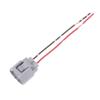 1 stk. 2-pins hun/han elektronisk blæserstik Auto-stik Med ledning 176146-6 176143-6