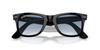 Ray-Ban RB2140F 901/3F 52 WAYFARER LIGHT COLORS Sunglasses - Black / Clear Gradient Blue Glass Lenses
