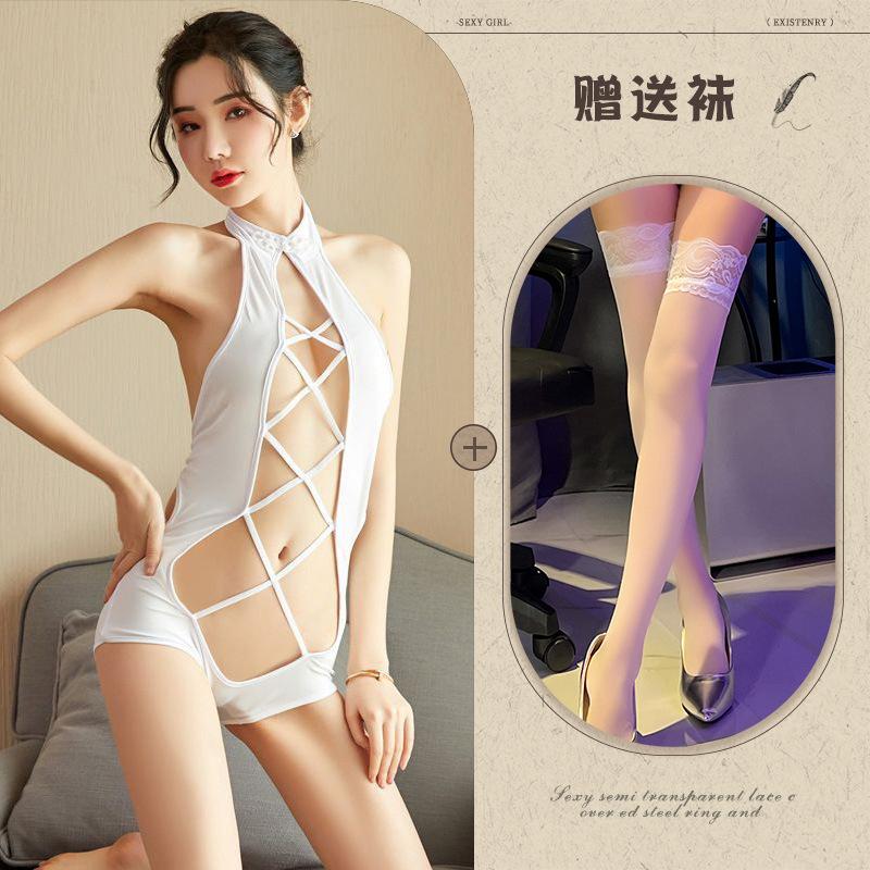 Nuovo intimo sexy pigiama sexy bidimensionale carino cavo schiena scoperta tentazione stile retrò uniforme 155