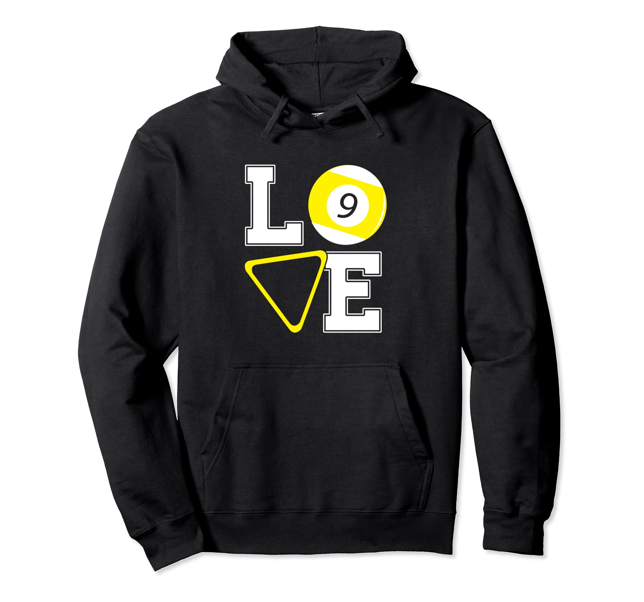 

Love Graphic Pool Billiard Snooker Billiard Cue 8 Ball Chalk Hoodie
