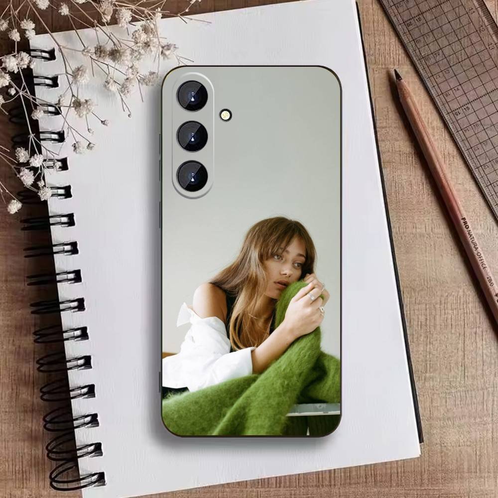Ella Purnell Phone Case For Samsung Galaxy A73,A72,A71,A70,A52,A51 Others Soft Black Cover