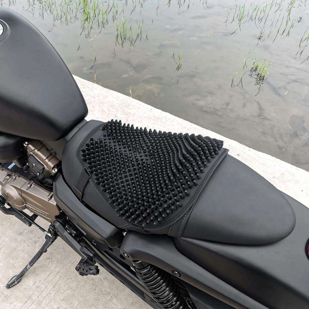 Motorcycle Silicon Seat Cushion,Ergonomic Cushion ,Pressure Relief Ride for Riding To Relieve