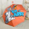 Tom And Jerry Adventure Portable Automatic Umbrella Compact 8-Rib Lightweight Foldable Design All-Season Travel Elegant Umbrella