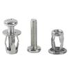 Plouluyt 20pcs M6x25 Jack Nuts Car Metal Screw Petal Nut with Hollow Wall Iron Peel Screw