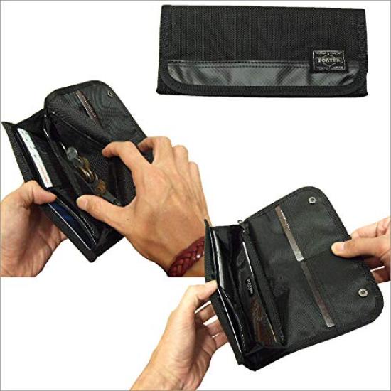 Yoshida Bag Heat Wallet Black [Porter] 703-07975 (1. (10))