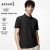 Zhuangji Men's Textured Short-Sleeve Polo Shirt